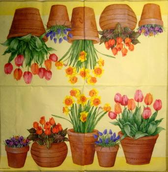 155 Tulpen - 3-lagig - (gelb) - Ambiente